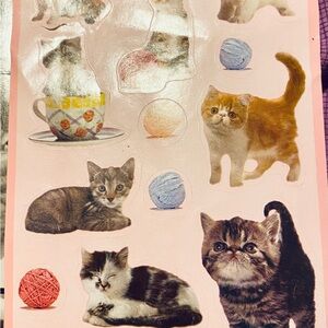 Kitty sticker set